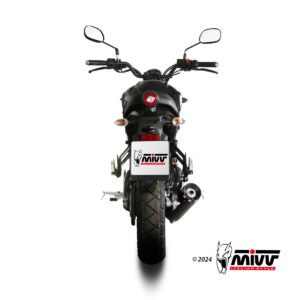 Mivv Full system 1x1 HR-1 Black YAMAHA XSR 125 2022-24