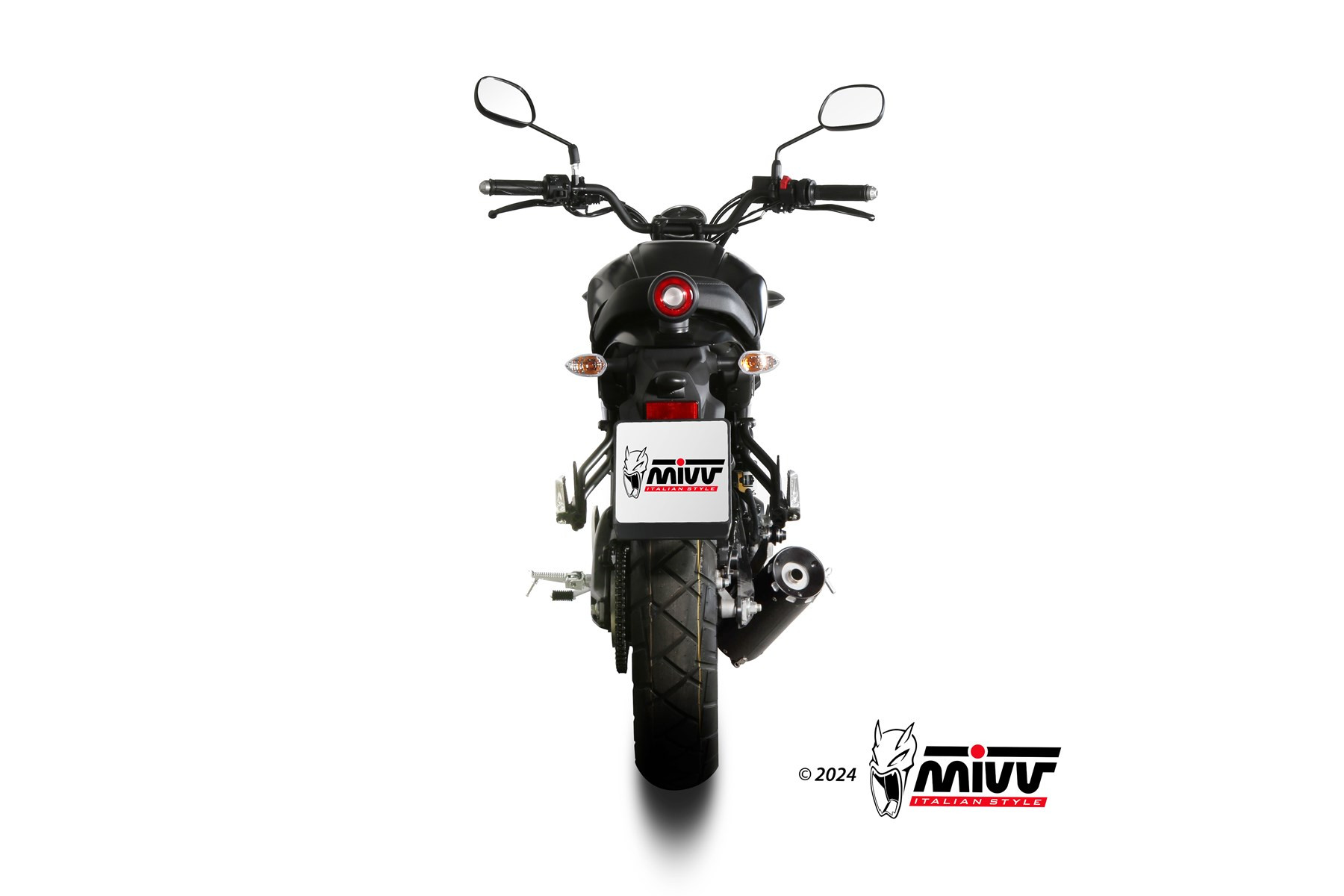 Mivv Full system 1x1 GP CARBON con tapa en carbono YAMAHA XSR 125 2022-24