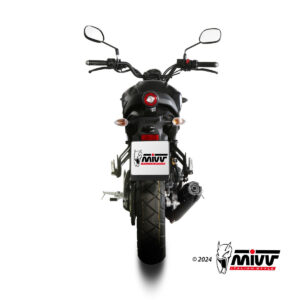 Mivv Full system 1x1 HR-1 Black con tapa en carbono larga YAMAHA XSR 125 2022-24