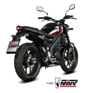 Mivv Full system 2x1 SR-1 Black Titanium Yamaha YZF R7 2022-24