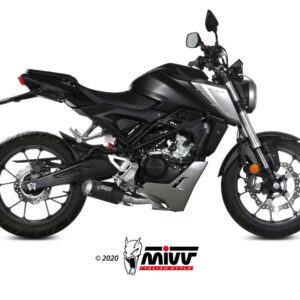 Mivv Full system 1x1 MK3 black Honda CB 125 R 2018-20