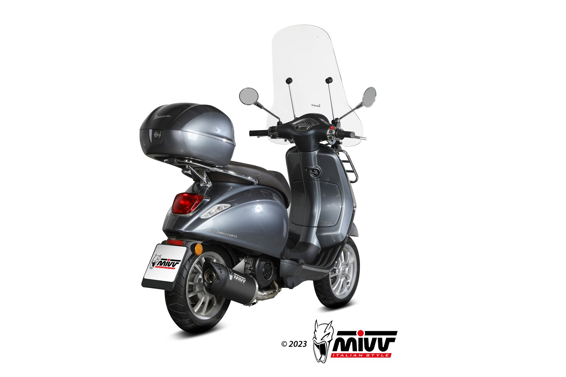 Mivv Slip-On Oval St. Steel Husqvarna 701 Enduro / SuperMoto 2021-24