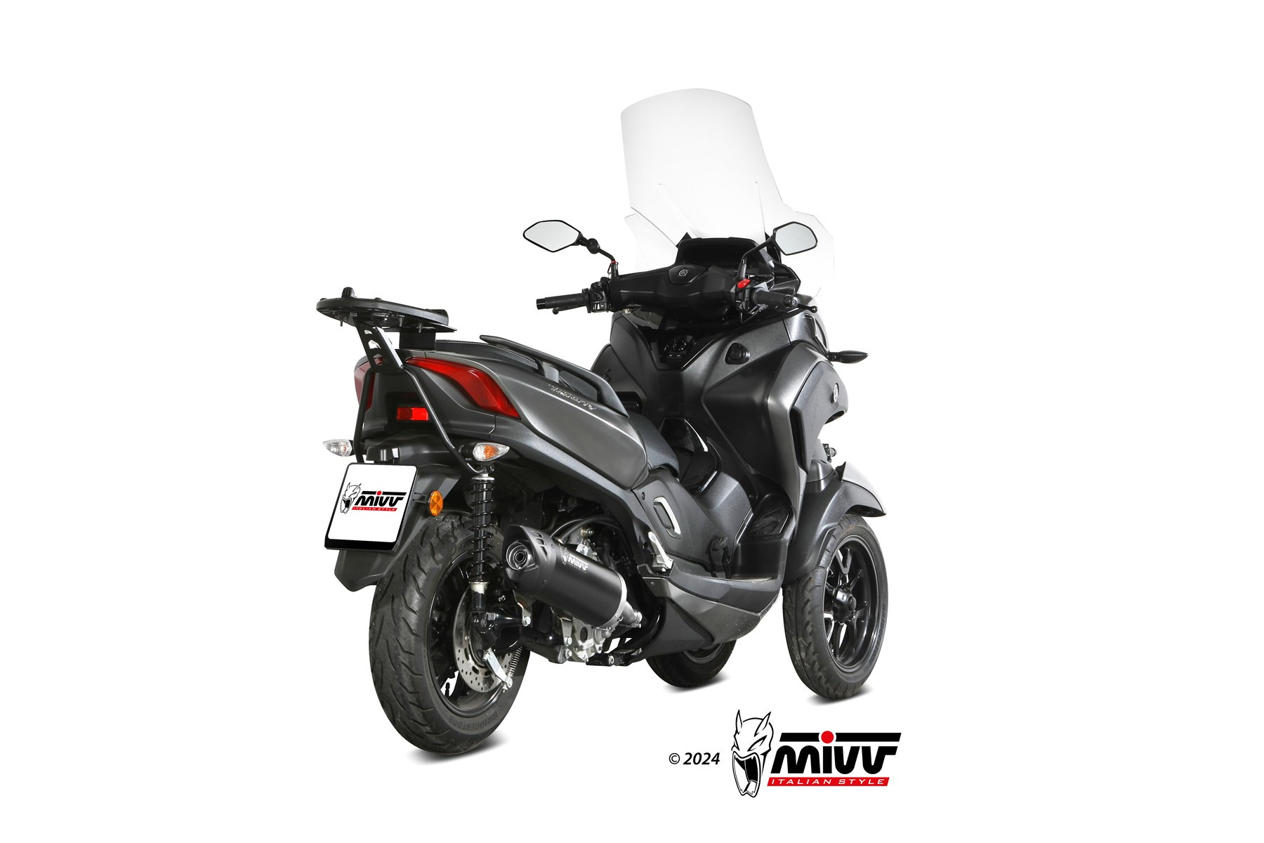 Mivv Full system 1x1 Mover Black Yamaha Tricity 300 2021-24