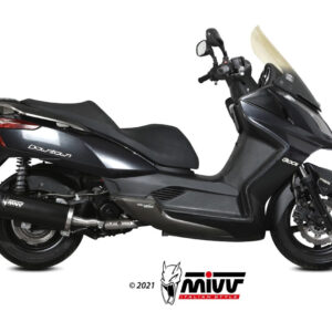 Mivv Full system 1x1 Mover black Kymco Downtown 300 2009-17