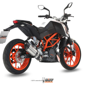 Mivv Full system 1x1 Suono St. Steel con tapa carbono KTM 390 Duke 2013-16