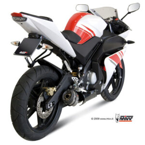 Mivv Full system 1x1 Suono St. Steel con tapa carbono Yamaha YZF R125 2008-13