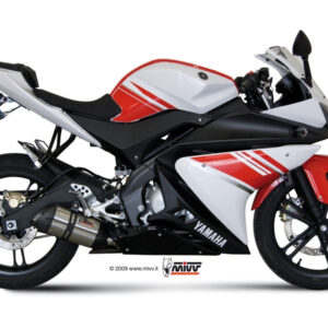Mivv Full system 1x1 Suono St. Steel con tapa carbono Yamaha YZF R125 2008-13