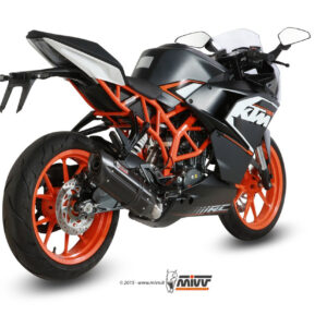 Mivv Full system 1x1 Suono black con tapa carbono KTM RC 125 2014-16