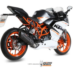 Mivv Full system 1x1 Suono black con tapa carbono KTM RC 390 2014-16