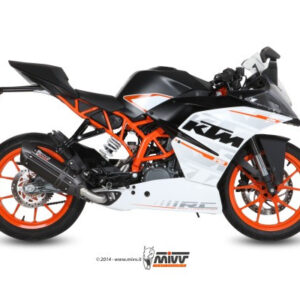 Mivv Full system 1x1 Suono black con tapa carbono KTM RC 390 2014-16