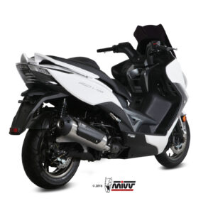 Mivv Full system 1x1 Urban St. Steel Kymco Xciting 400 2013-16