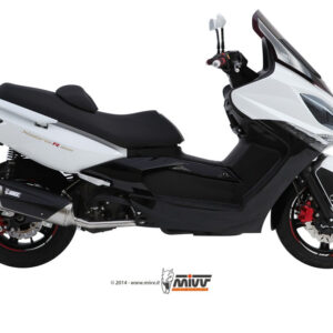Mivv Full system 1x1 Urban St. Steel Kymco Xciting 500 2005-14