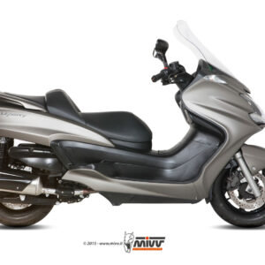 Mivv Full system 1x1 Urban St. Steel Yamaha Majesty 400 2007-14