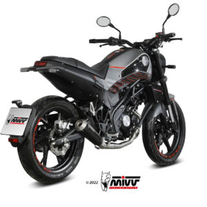 Mivv Full system 1x1 X-M1 Black Benelli Leoncino 125 2022-24