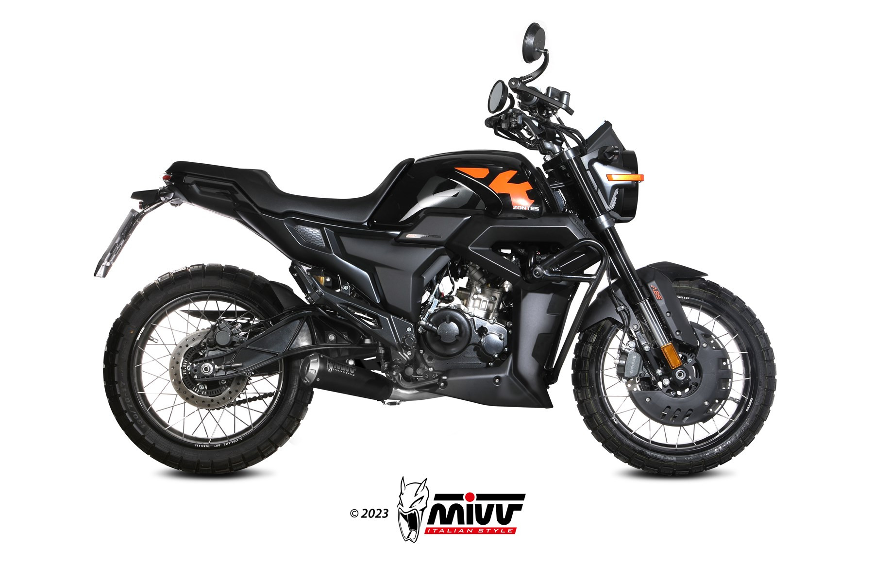Mivv Full system 1x1 X-M1 Black Zontes ZT 125 GK 2021-24