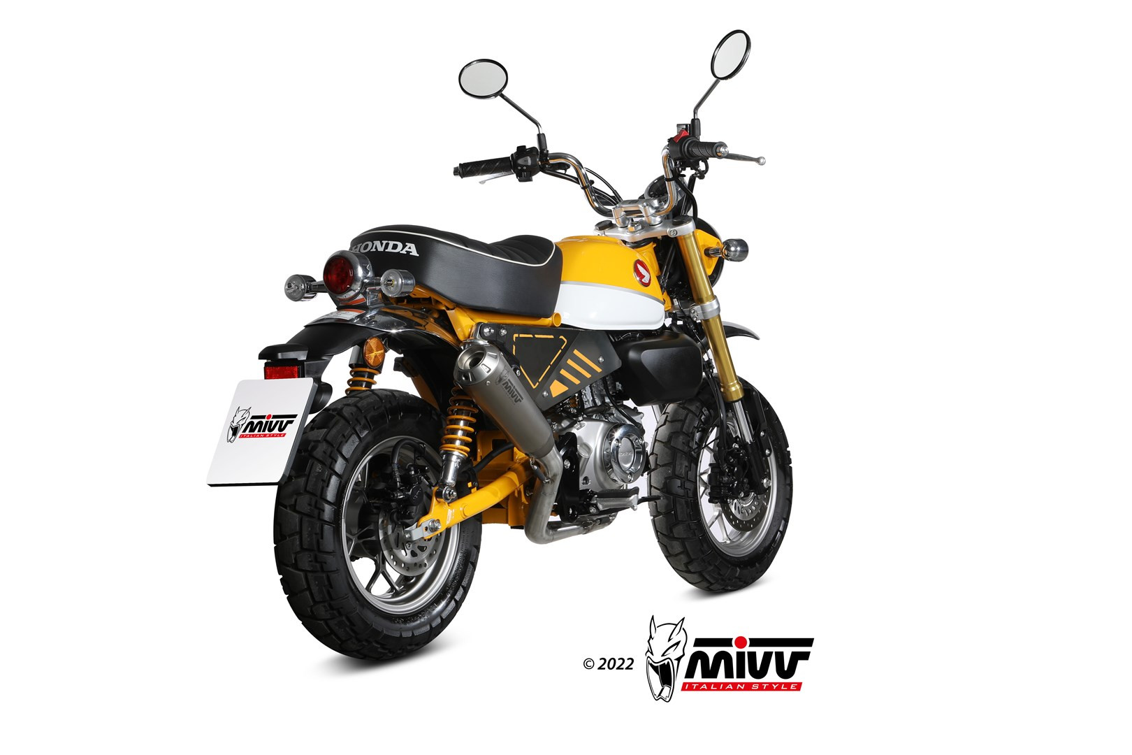 Mivv Full system 1x1 X-M1 Titanium Honda Monkey 2018-25