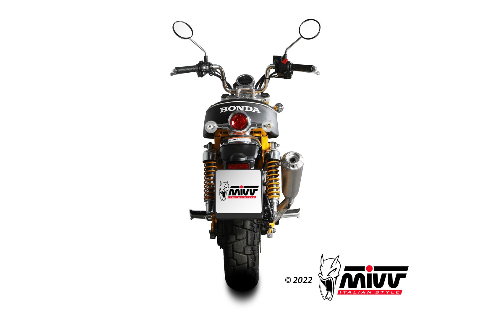 Mivv Full system 1x1 X-M1 Titanium Honda Monkey 2018-25