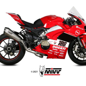 Mivv Full system 2x1 Delta Race Full titanium Ducati Panigale V4 2018-25