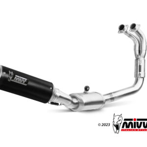 Mivv Full system 2x1 GP Pro carbono Yamaha YZF R7 2022-24