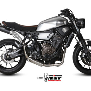 Mivv Full system 2x1 Ghibli black Yamaha XSR 700 2016-20