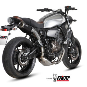 Mivv Full system 2x1 Ghibli black Yamaha XSR 700 2016-20