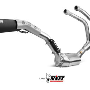 Mivv Full system 2x1 Ghibli black Yamaha XSR 700 2016-20