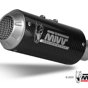 Mivv Full system 2x1 MK3 carbono Yamaha YZF R7 2022-24