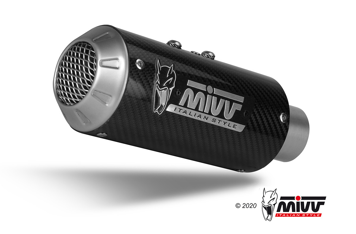 Mivv Full system 2x1 MK3 carbono Yamaha YZF R7 2022-24