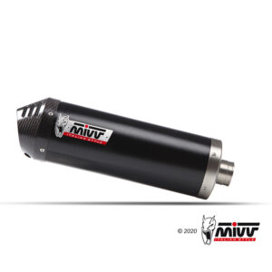 Mivv Full system 2x1 OVAL Black con tapa de carbono Yamaha T-MAX 560 2025