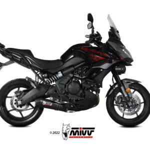 Mivv Full system 2x1 Oval carbono con tapa carbono Kawasaki Versys 650 2021-23