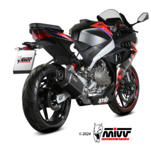 Mivv Full system 2x1 SR-1 Black Aprilia RS 457 2024-25