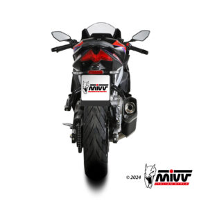 Mivv Full system 2x1 SR-1 Black Aprilia RS 457 2024-25