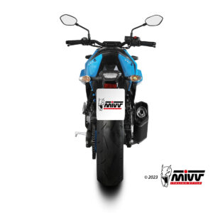 Mivv Full system 2x1 SR-1 Black Suzuki GSX-8S 2022-25