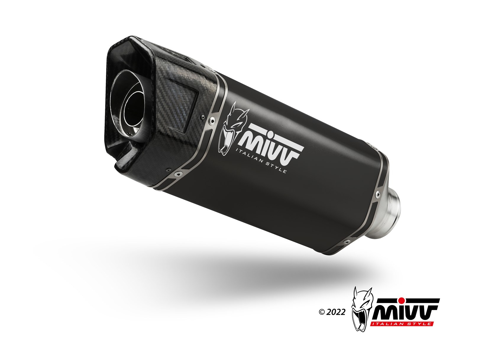 Mivv Full system 2x1 SR-1 Black Suzuki GSX-8S 2022-25