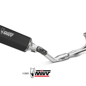 Mivv Full system 2x1 SR-1 Black Titanium Yamaha T-MAX 560 2022-25 (colector inox)
