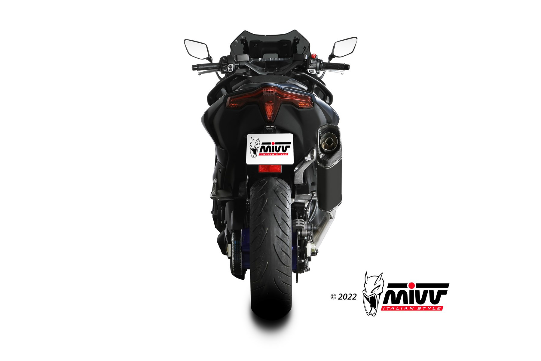 Mivv Full system 2x1 SR-1 Titanium Yamaha T-MAX 560 2022-24