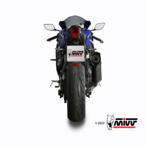 Mivv Full system 2x1 SR-1 Black Titanium Yamaha YZF R7 2022-24