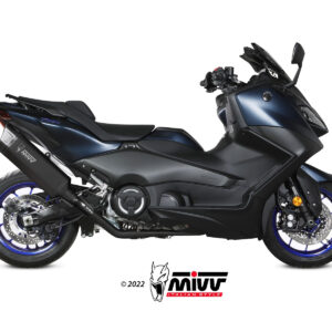 Mivv Full system 2x1 SR-1 Black Titanium Yamaha T-MAX 560 2022-24 (colector negro)