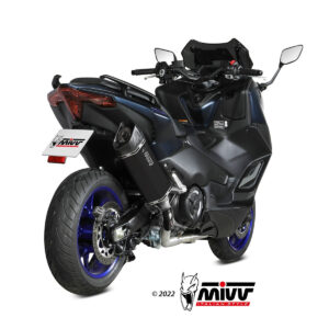 Mivv Full system 2x1 SR-1 Black Yamaha T-MAX 560 2022-25 (colector inox)