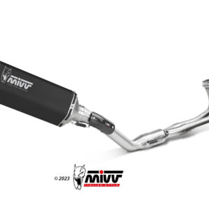 Mivv Full system 2x1 SR-1 Black Yamaha T-MAX 560 2022-25 (colector inox)