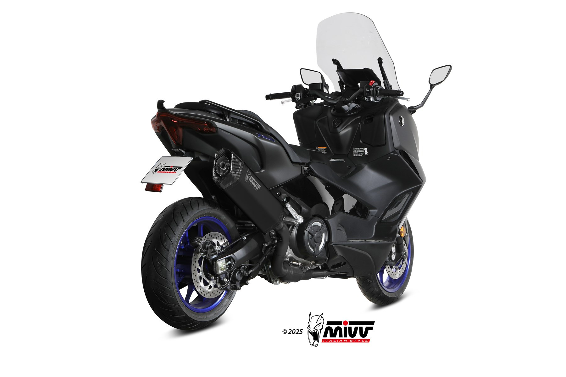 Mivv Full system 2x1 SR-1 Black Yamaha T-MAX 560 2025