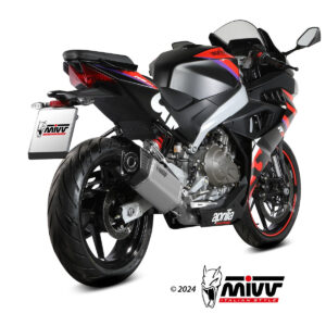 Mivv Full system 2x1 SR-1 Titanium Aprilia RS 457 2024-25