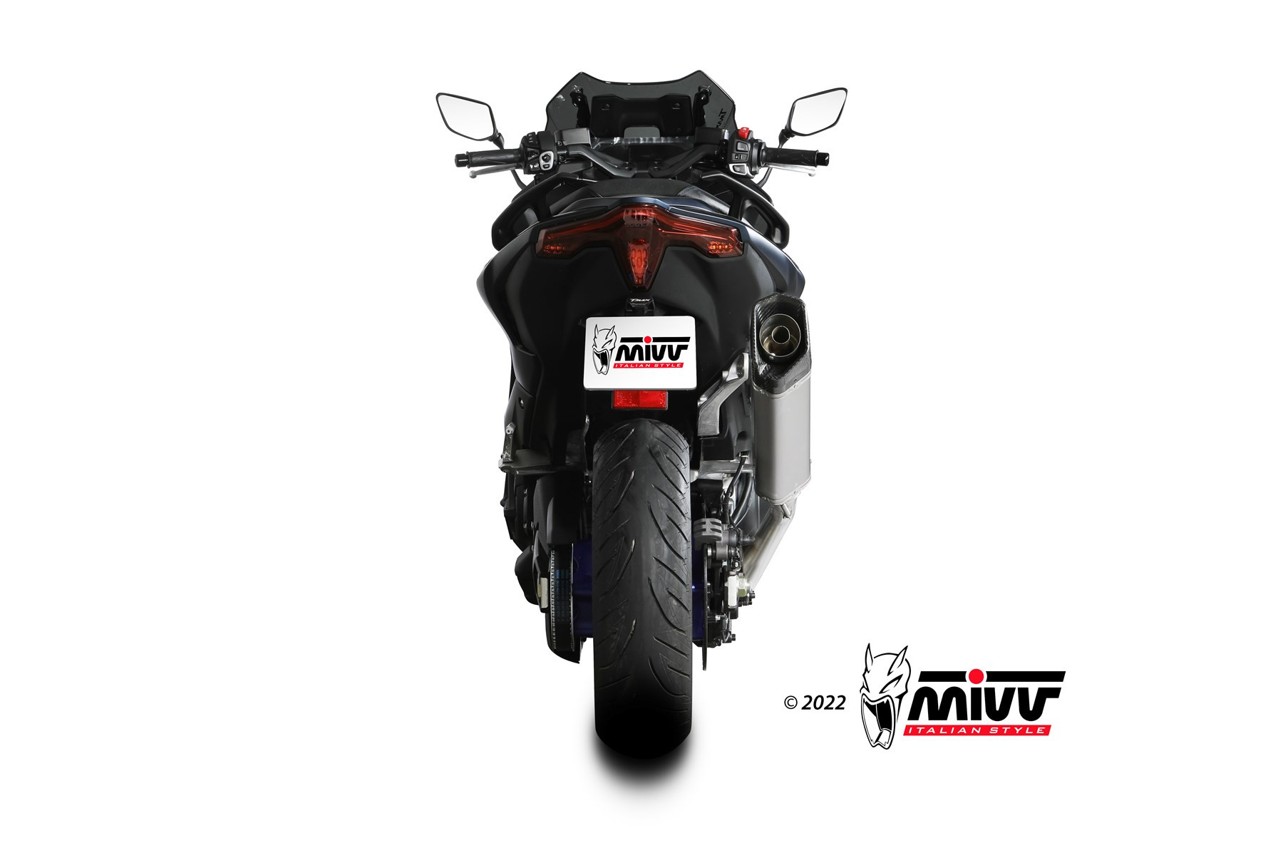 Mivv Full system 2x1 SR-1 Titanium Yamaha T-MAX 560 2022-24
