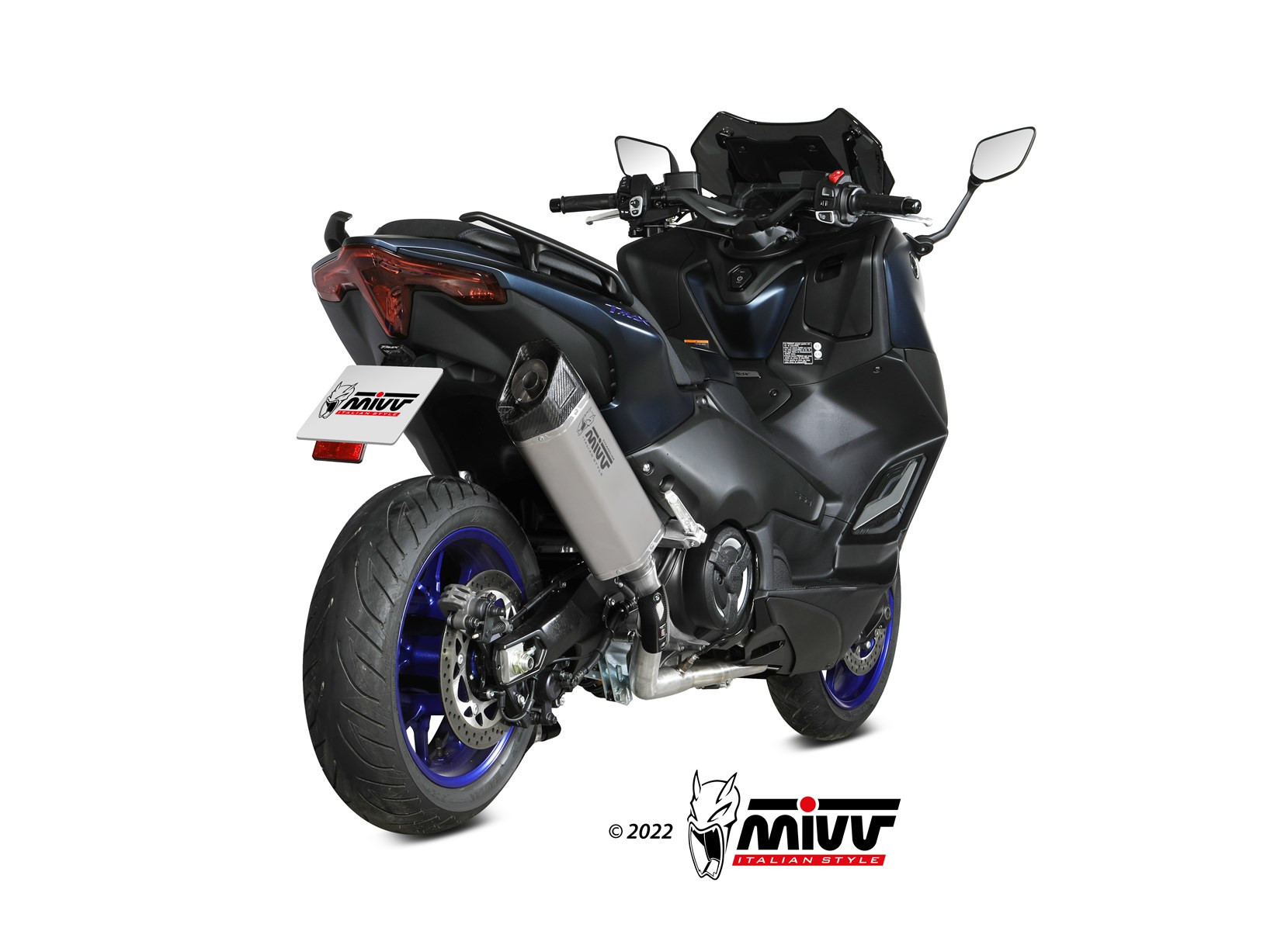 Mivv Slip-On SR-1 Black Titanium Triumph Speed Triple 1200 RR / RS 2021-24