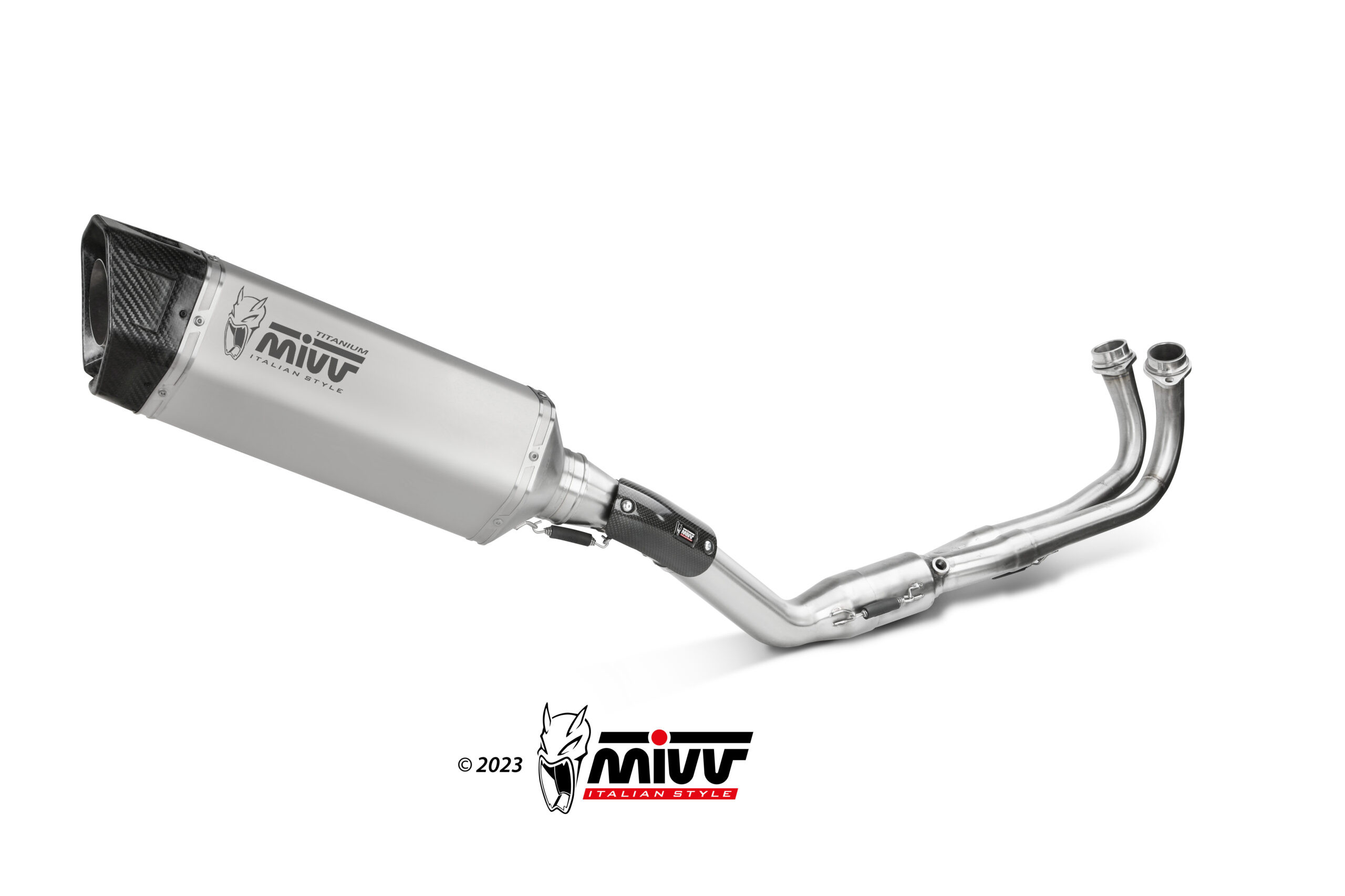 Mivv Slip-On SR-1 Black Titanium Triumph Speed Triple 1200 RR / RS 2021-24
