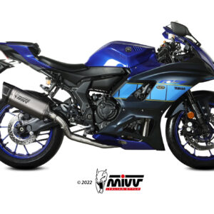 Mivv Full system 2x1 SR-1 Titanium Yamaha YZF R7 2022-24