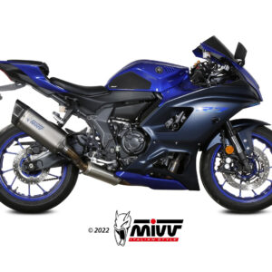 Mivv Full system 2x1 SR-1 Titanium Yamaha YZF R7 2022-24