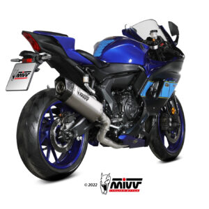 Mivv Full system 2x1 SR-1 Titanium Yamaha YZF R7 2022-24