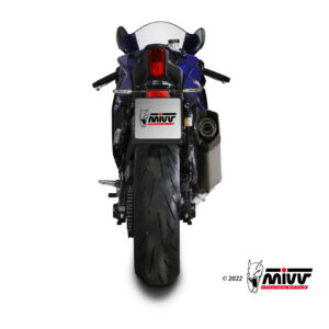 Mivv Full system 2x1 SR-1 Titanium Yamaha YZF R7 2022-24