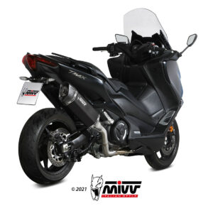 Mivv Full system 2x1 SR-1 black titanium Yamaha T-MAX 560 2020-21
